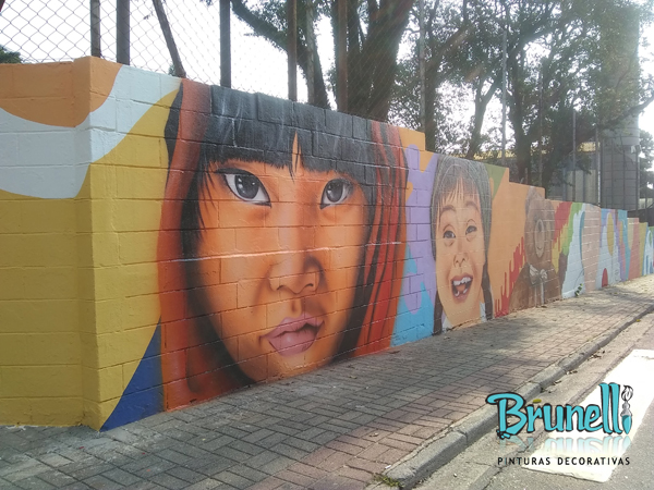 Grafites em escolas infantis