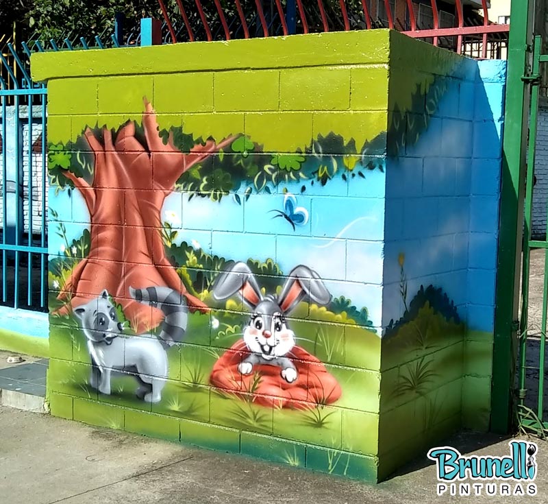 pintura para escola de educao infantil