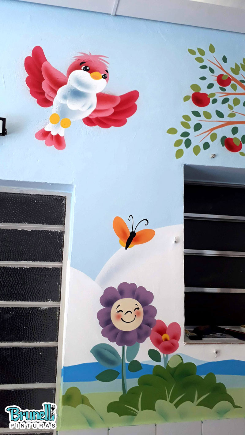 Pinturas decorativas para Escolas Infantis